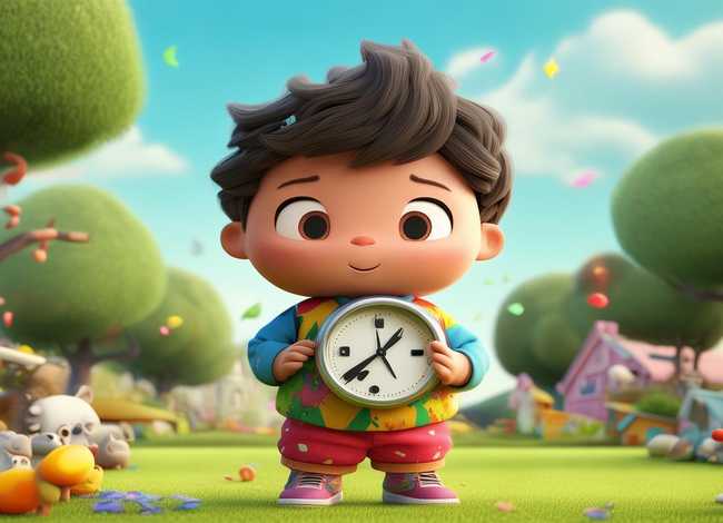 儿童守时故事动画；守时幼儿故事
