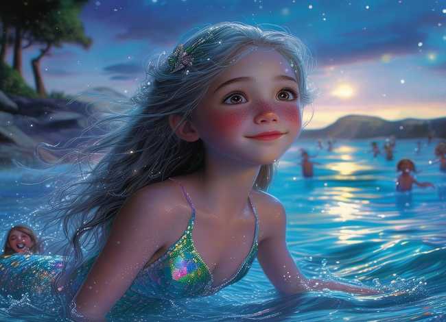 36岁儿童睡前故事 美人鱼，宝宝睡前故事4~6岁美人鱼