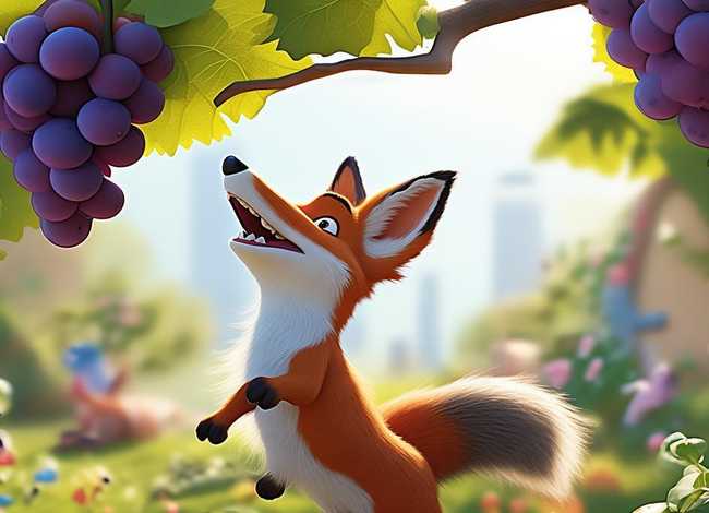 狐狸和葡萄成语故事儿童版（狐狸和葡萄幼儿园成语故事）