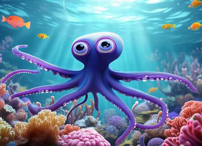 章鱼的故事 蓝莓章鱼的故事