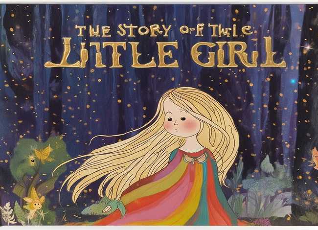 儿童故事小女孩的故事 - 小女孩的故事书