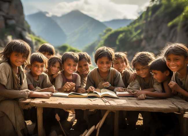 贫困山区小朋友的故事、贫困山区小朋友的故事简短