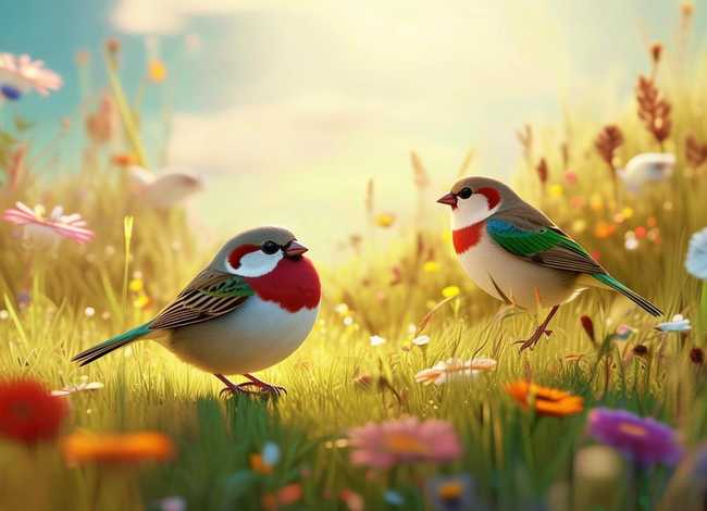 儿童故事麻雀和鹌鹑 麻雀和小鸟的故事