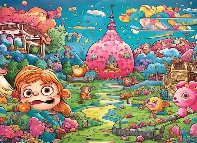 儿童文学故事插图，儿童文学插画图片