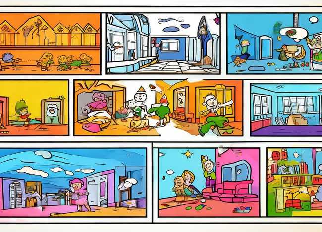 连环画儿童画 - 连环画儿童简笔画