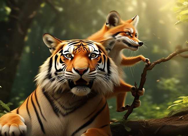 狐假虎威儿童故事二年级上册（二年级上册狐假虎威的故事）