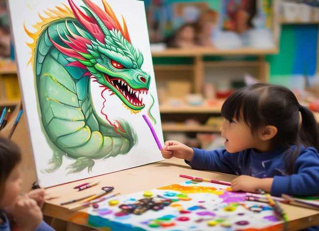 画龙点睛的故事幼儿园 - 画龙点睛的故事幼儿园形象思维阅读