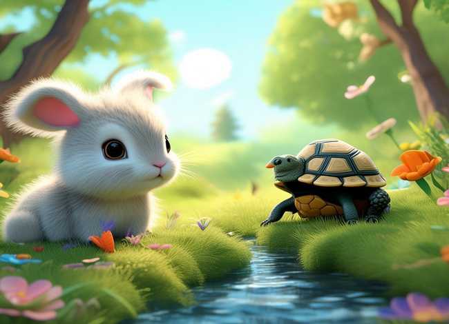 小兔子故事儿童卡通；小兔子少儿故事