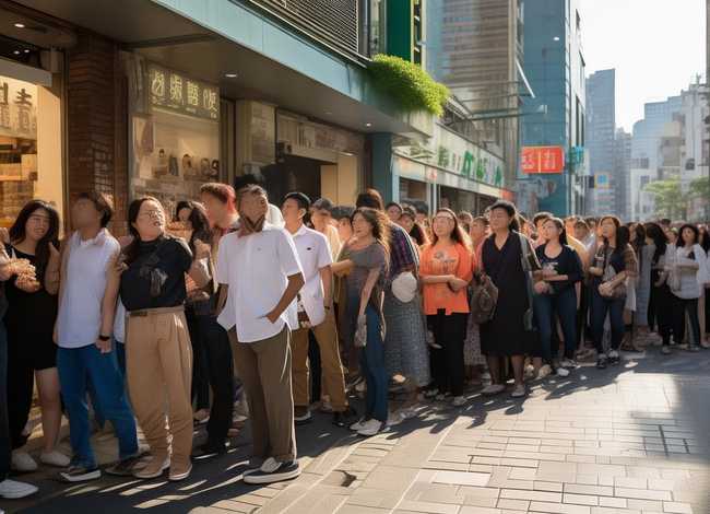 排队的故事视频（排队的故事视频短片）