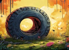 老轮胎故事绘本 - 老轮胎故事绘本图片