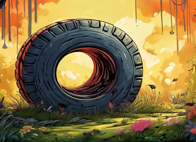 老轮胎故事绘本 - 老轮胎故事绘本图片