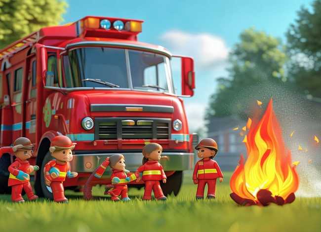 灭火英雄儿童故事(灭火英雄儿童画) 灭火英雄儿童故事(灭火英雄儿童画)