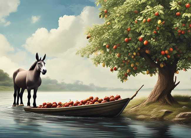 驴过河的寓言故事道理 - 驴过河的寓言故事道理是什么