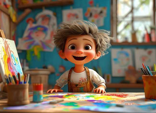 儿童画家的故事；小朋友可以讲的画家故事