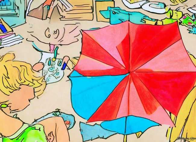 儿童纸伞的折法；儿童纸伞的折法教程