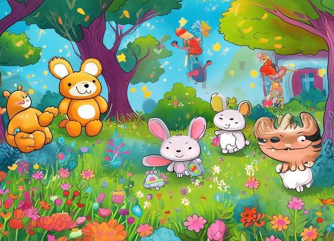 儿童绘本插图故事、幼儿绘本故事插图