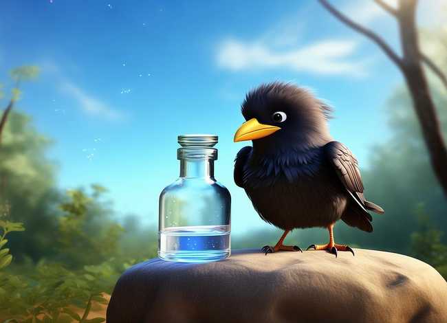 儿童故事书乌鸦喝水，乌鸦喝水幼儿故事