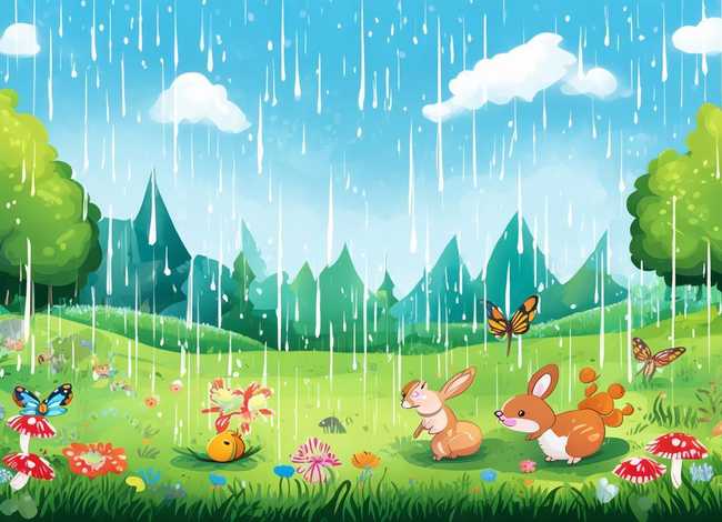 春雨绘本、关于春雨的绘本回事