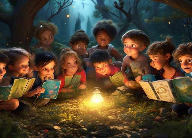 儿童故事绘画图片6张；自制绘画故事图片6张