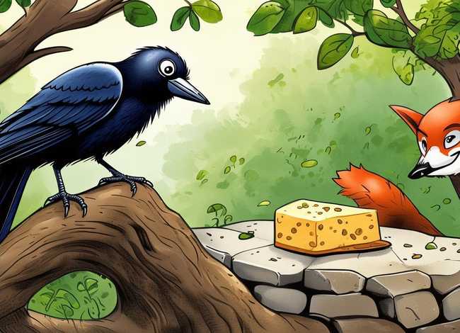 乌鸦和狐狸儿童故事书3-6岁 少儿故事乌鸦和狐狸