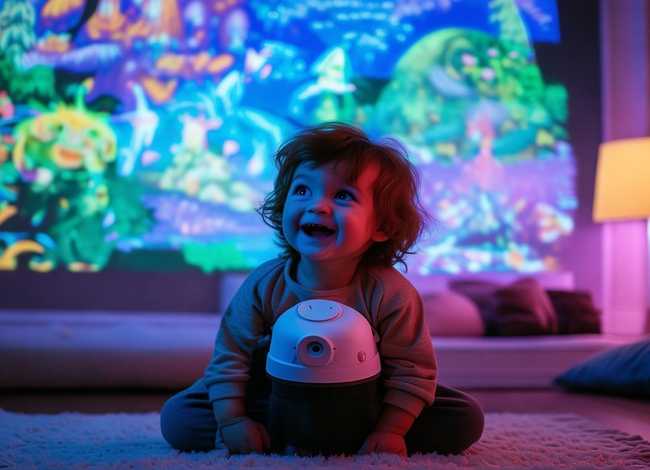 儿童故事光投影仪、故事光投影仪对幼儿真的不伤眼睛吗