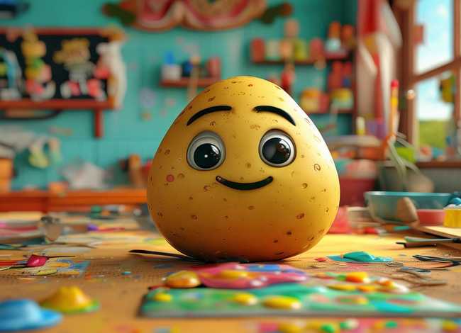 土豆创意故事，土豆创意故事图片