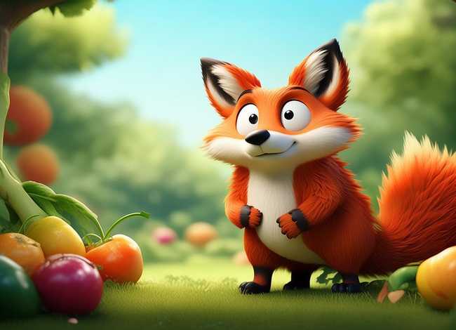 好饿的狐狸儿童故事，好饿的狐狸绘本故事