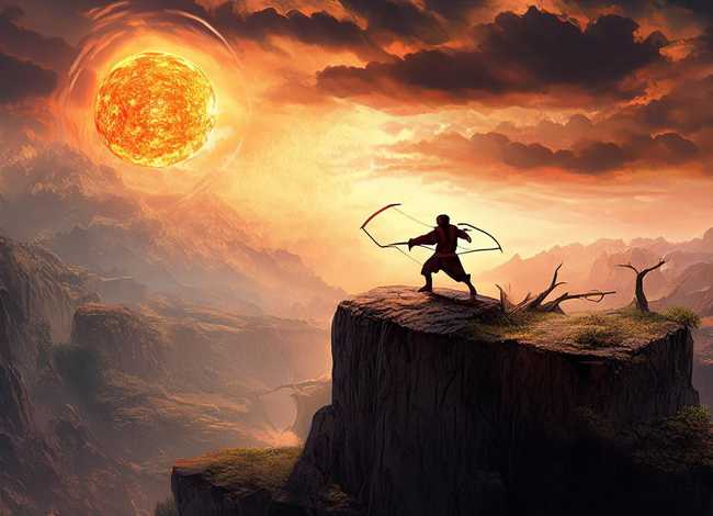 讲故事后羿射日 - 讲故事后羿射日的背景音乐