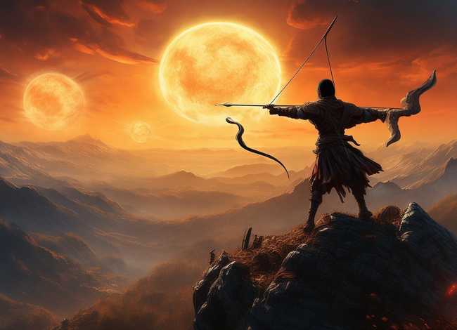 后羿射日小故事、后羿射日小故事一百字 后羿射日小故事、后羿射日小故事一百字