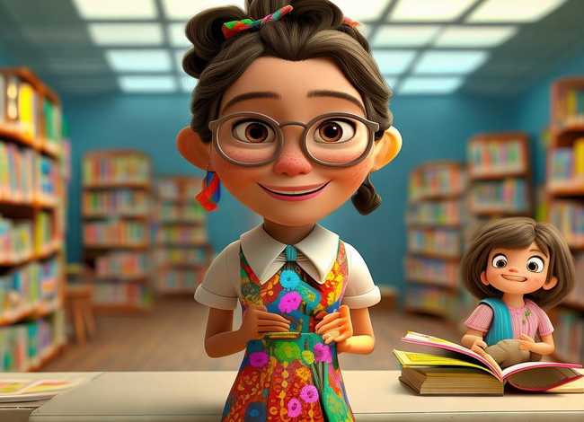 幼儿图书管理员简笔画；幼儿图书管理员简笔画图片