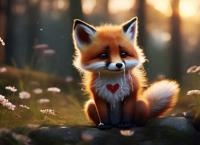 儿童故事小狐狸哭了 小狐狸哭了的故事视频