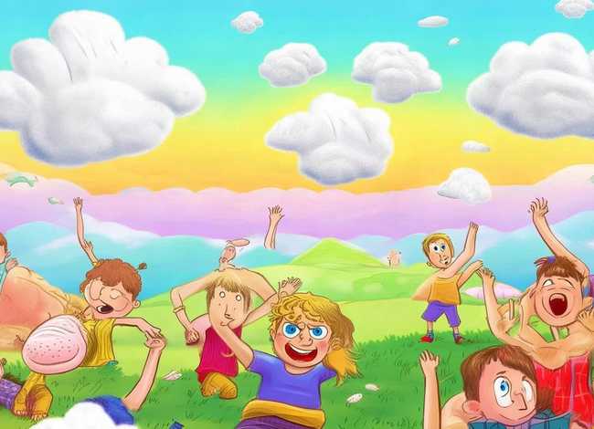 云朵面包绘本故事儿童画 - 云朵面包绘本故事手抄报