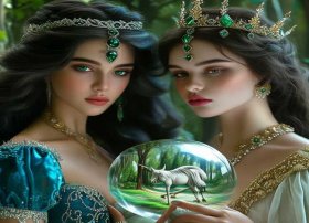 美女和公主的故事；美女和公主的故事视频