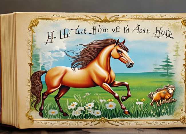 关于马的故事书 关于马的故事书签图片