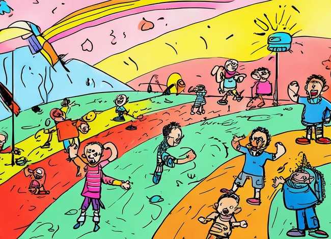 六一儿童节简笔图画、六一儿童节简笔画图片大全简单彩色