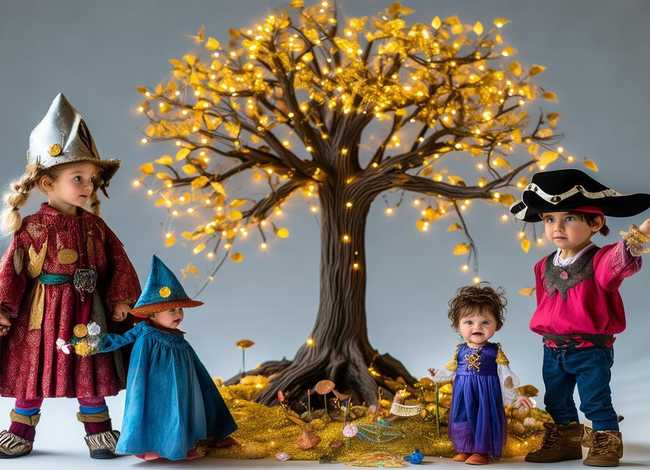 儿童故事4个角色扮演，幼儿故事四个角色扮演