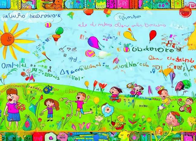 六一儿童节英语手抄报打印 六一儿童节英语手抄报打印模板