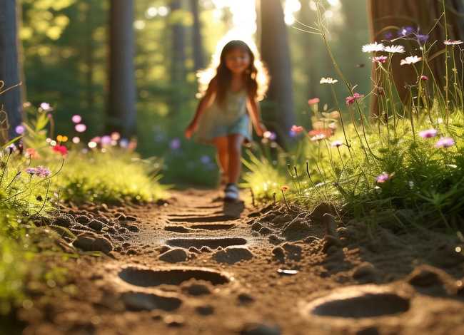 《脚印》绘本故事，《脚印》绘本故事图片