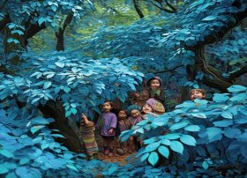 蓝色的树叶儿童故事赏析（蓝色的树叶故事鉴赏）