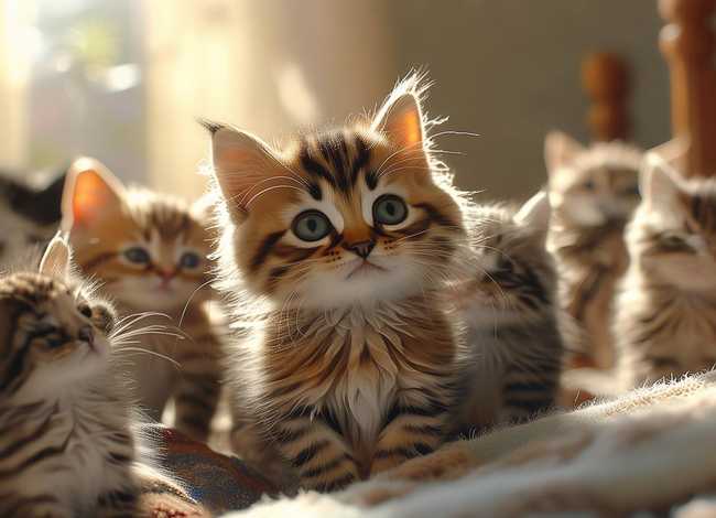 小猫交朋友的睡前故事 小猫交朋友的睡前故事图片