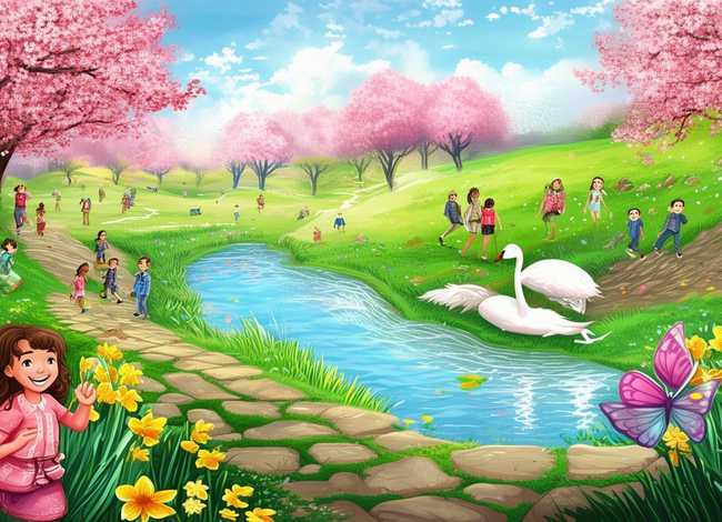 春天的故事儿童版歌词，春天的故事的歌词儿