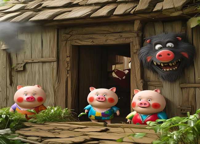 三只小猪绘本故事英语版 - 三只小猪绘本故事英语版图片 三只小猪绘本故事英语版 - 三只小猪绘本故事英语版图片