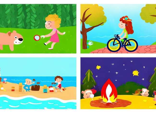 儿童简笔绘画小故事 简笔画小故事4个图 幼儿