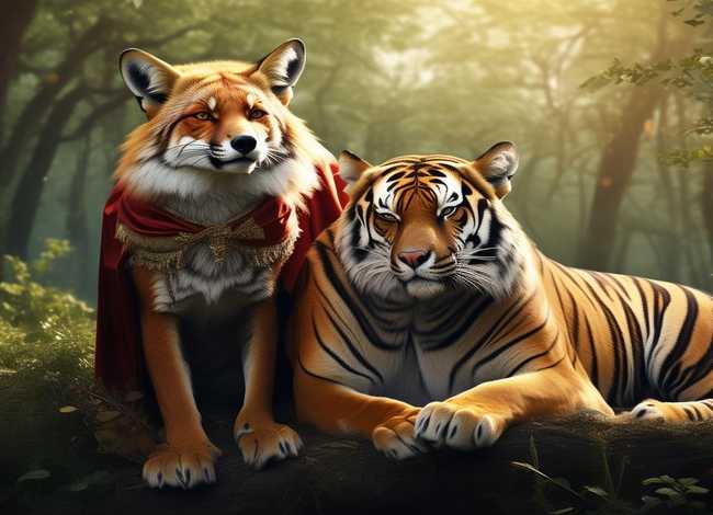 狐假虎威视频故事表演,狐假虎威视频故事表演真人 狐假虎威视频故事表演,狐假虎威视频故事表演真人