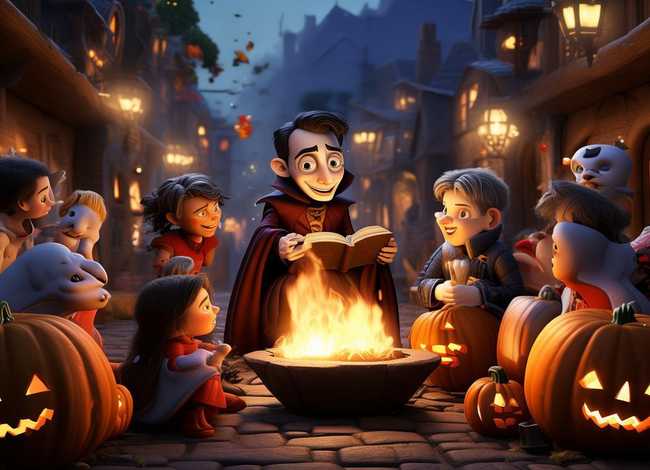 万圣节故事儿童、万圣节的幼儿故事