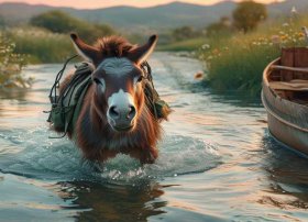 驴子过河故事文字版 - 驴子过河故事文字版视频