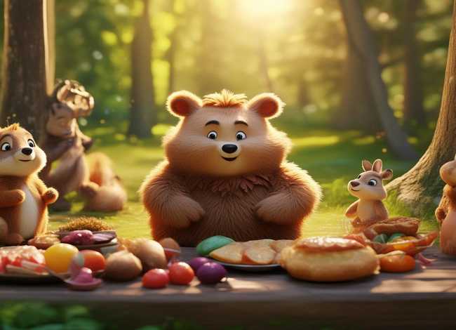 小熊请客的故事视频、小熊请客的故事视频大全