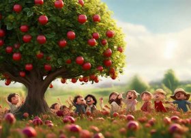 欢乐的苹果树幼儿故事 - 欢乐的苹果树幼儿故事大全