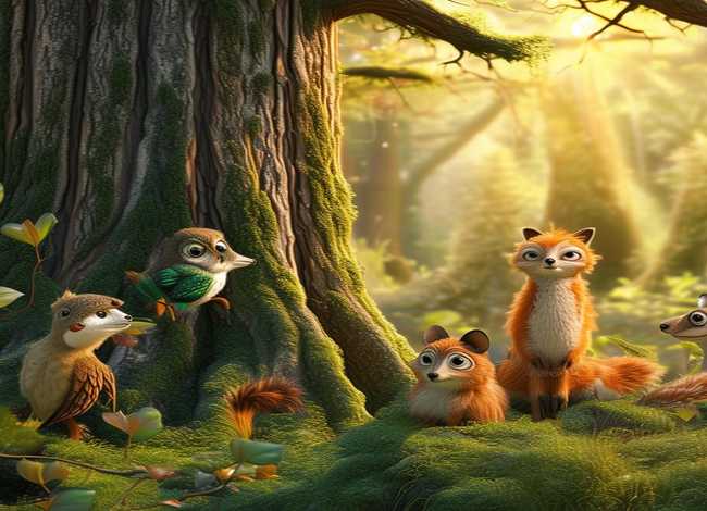讲故事森林 讲故事森林的小动物