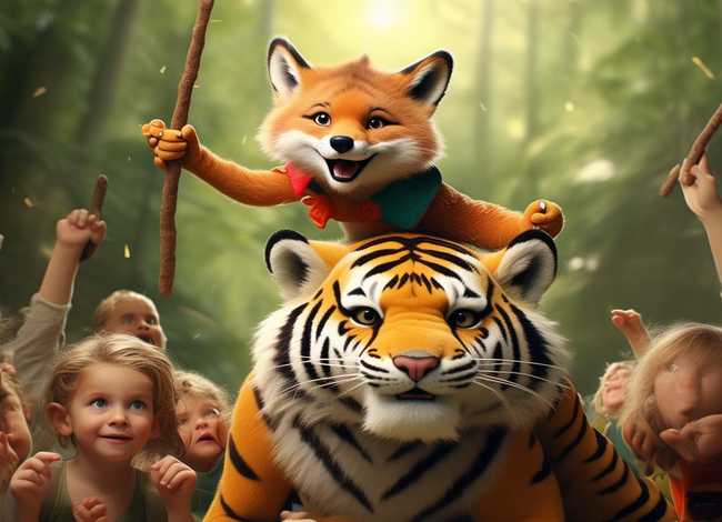 狐假虎威幼儿版 狐假虎威幼儿版故事